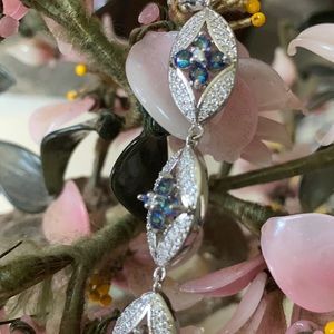 Vintage 925 London blue topaz & sapphire bracelet